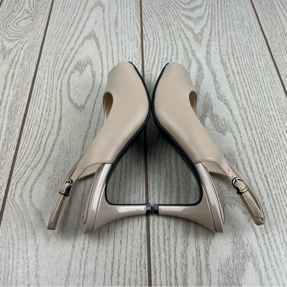 LifeStride Women's Teller Slingback Peep Toe Pumps 7.5W Silky Taupe $70 - Picture 3 of 8